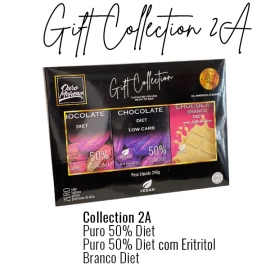 Gift Collection 2A - Chocolate Diet Puro, Branco Diet e Diet em 3 barras de 80g